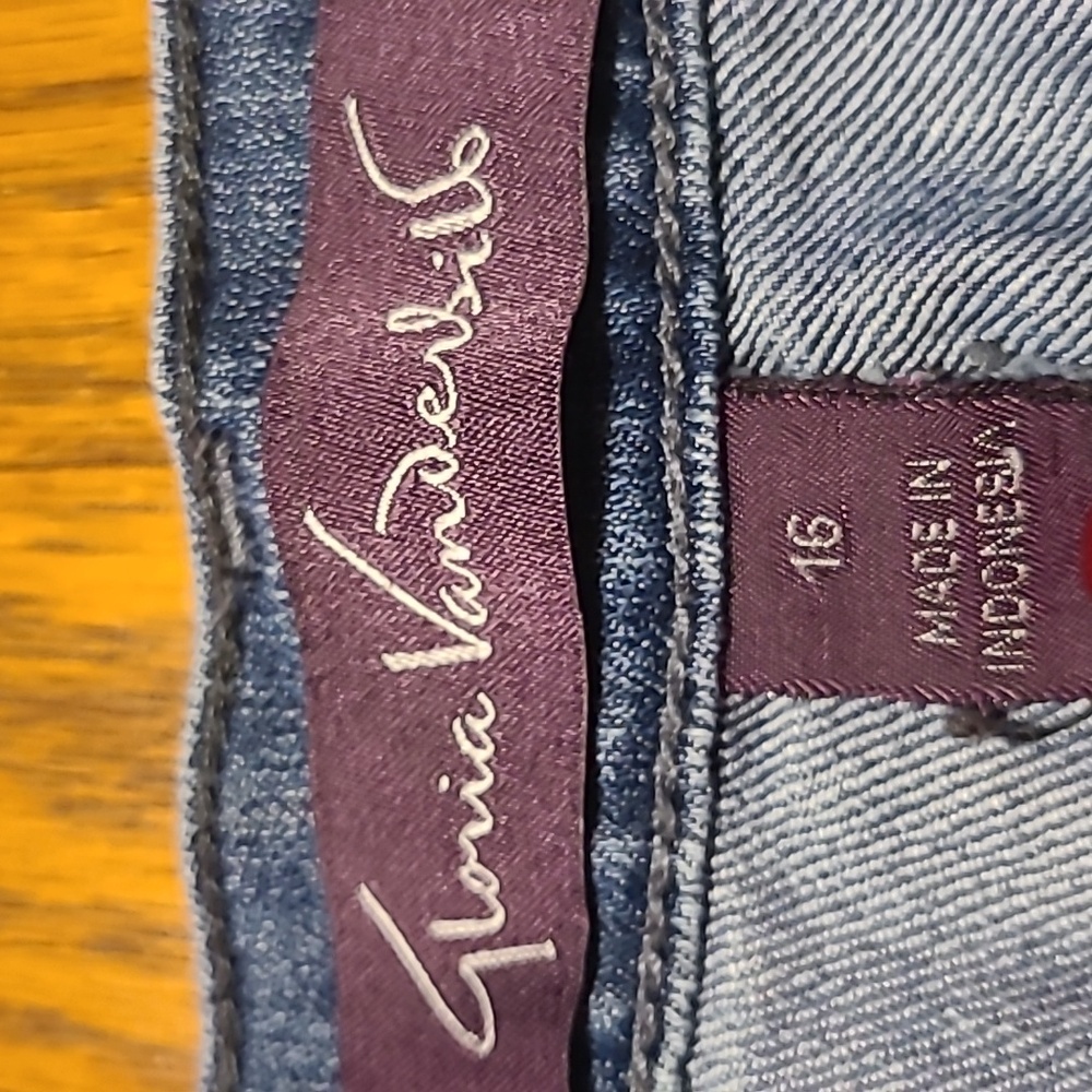 Gloria Vanderbilt Amanda Classic Blue Women's Jeans - 16 Short - Picture 4 of 12